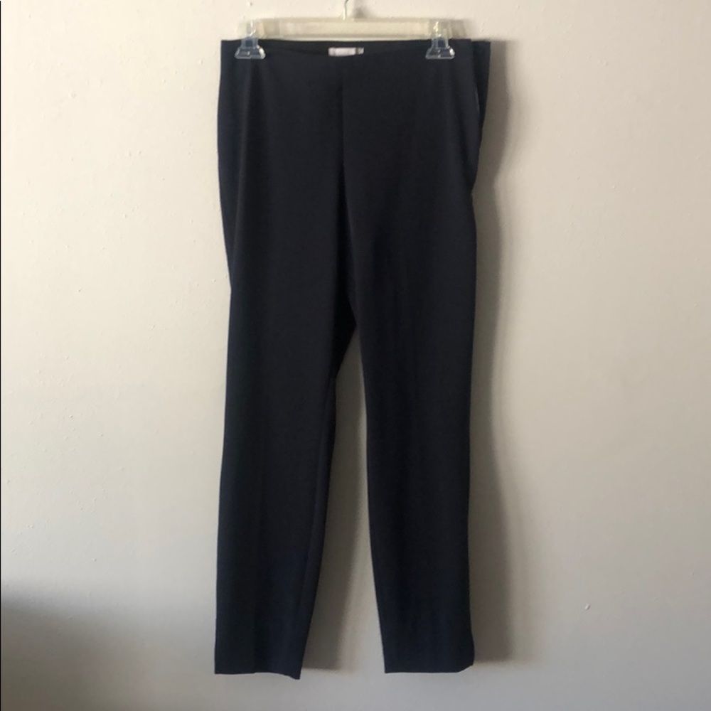 navy blue, ankle high slacks by H&M